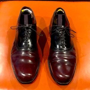 Allen Edmonds Burgundy and Black “Polo” 13D